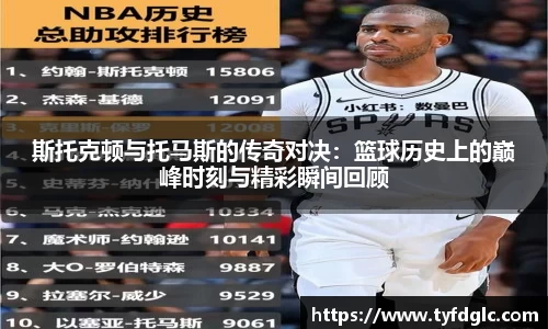 斯托克顿与托马斯的传奇对决：篮球历史上的巅峰时刻与精彩瞬间回顾